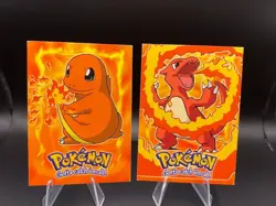 Topps Pokemon Charmander #04 & Charmeleon #05 The First Movie - Image 5