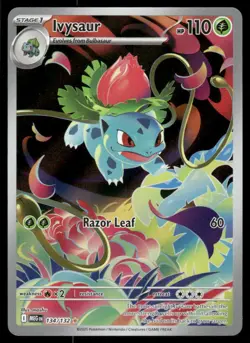 *THU NIGHT* Ivysaur 134/132 Mega Evolution Illustration Rare - Image 1