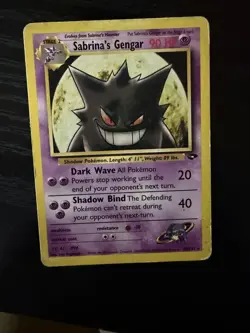 Pokemon Sabrina's Gengar Gym Challenge Rare 29/132 90 HP Regular Stage 2 English - Image 1