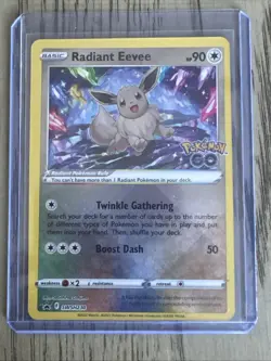 Radiant Eevee SWSH230 Ultra Rare Holo Black Star Promo Pokemon NM - Image 1