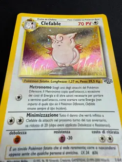 Pokemon Clefable 1/64 Jungle Rara Holo Unlimited Wizards ITA Carte Vintage - Image 4