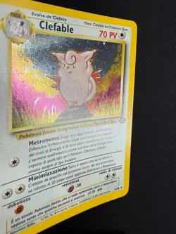 Pokemon Clefable 1/64 Jungle Rara Holo Unlimited Wizards ITA Carte Vintage - Image 5