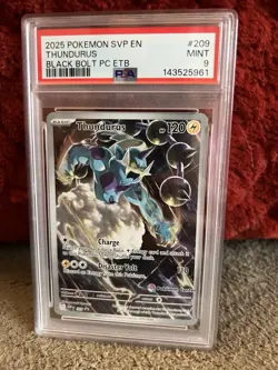 Thundurus Black Bolt Pokemon Center Etb Stamped Promo Svp 209 Psa 9 Mint - Image 1