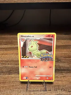 2009 Pokemon Pokemon Rumble Ninetales 3/16 LP - Image 1