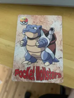 Pokemon SEEL & Blastoise Pocket Monsters Holo Prism Vending Sticker #1170 - Image 4