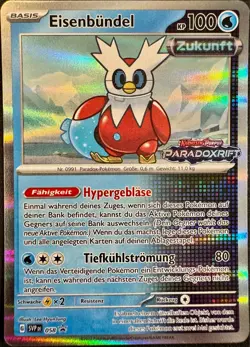 Eisenbundel 058 Holo Pokemon Karmesin & Purpur Black Star Promos SVP NM Deutsch - Image 1