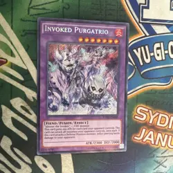 Yugioh! Invoked Purgatrio FUEN-EN030 Secret Rare Unlimited NM - Image 1