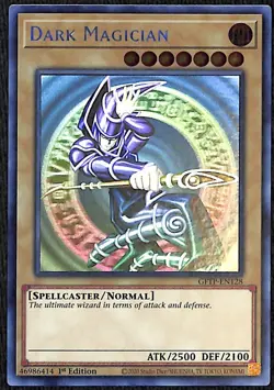 YuGiOh! Dark Magician Ghost Rare 1st Edition GFTP-EN128 - Image 1