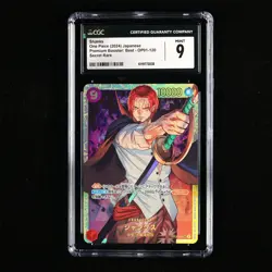 CGC 9 MINT 2024 One Piece JPN Shanks OP01-120 SEC - Image 2