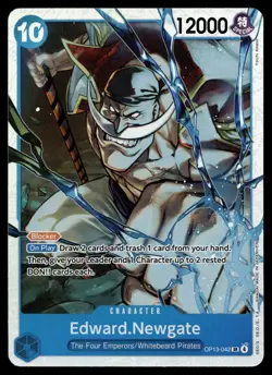 EDWARD.NEWGATE OP13-042/OP13-042 SUPER RARE CARRYING ON HIS WILL - Image 1