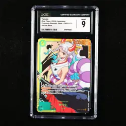 CGC 9 MINT 2024 One Piece JPN Yamato OP01-121 SEC - Image 1