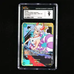 CGC 9 MINT 2024 One Piece JPN Yamato OP01-121 SEC - Image 2