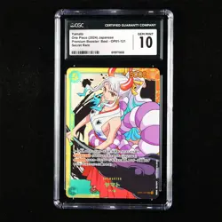 CGC 10 GEM MINT 2024 One Piece JPN Yamato OP01-121 SEC - Image 1