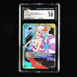 CGC 10 GEM MINT 2024 One Piece JPN Yamato OP01-121 SEC - Image 2