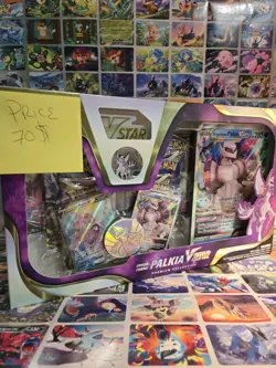 Pokemon PALKIA V STAR Premium Collection Box Set 5 BOOSTER PACK +MORE SEALED NEW - Image 1