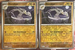 Mienshao Reverse Holo - 084/142 - Stellar Crown Pokemon 2024 - Image 3
