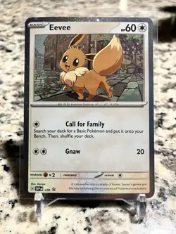Eevee SVP200 Scarlet & Violet Black Star Promo Destined Rivals Pokemon TCG - Image 1