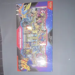 Pokemon TCG Legendary Warriors Premium Collection Box Zacian Zamazenta 2023 - Image 1