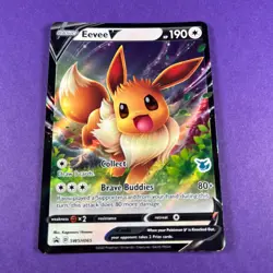 Pokemon SWSH Promo Battle Academy Deck Ultra Rare Eevee V SWSH065 TCG - Image 2