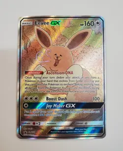 Pokemon TCG Eevee GX SM233 Full Art Promo Black Star Ultra Rare Holo NM - Image 1