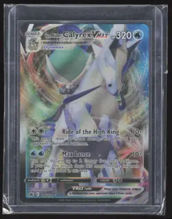 2021 Sword & Shield - Chilling Reign Ice Rider Calyrex VMAX VMAX/Rare Holo VMAX - Image 1