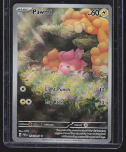2024 Scarlet & Violet Series - Paldean Fates Pawmi Illustration Rare #226 - Image 1