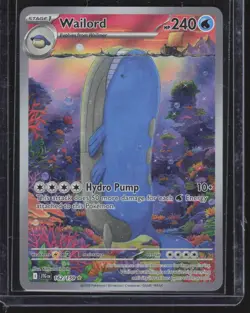 2025 Scarlet & Violet Series - Journey Together Wailord Illustration Rare #162 - Image 1