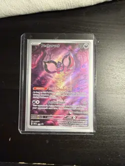 Pokemon TCG Pecharunt Pokemon Center Exclusive SVP 129 Promo - Image 1