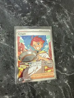 Crispin 164/142 - Pokemon TCG - Stellar Crown Ultra Rare Full Art Trainer Holo - Image 1