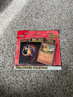 [NEW] Pokemon Mega Evolution Ascended Heroes 3 Pack Tech Sticker - Charmander - Image 2
