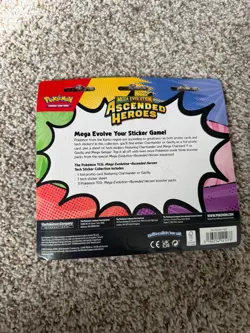 [NEW] Pokemon Mega Evolution Ascended Heroes 3 Pack Tech Sticker - Charmander - Image 4