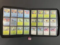 Pokemon 151 English Complete Master Set w/ PC Promo NM In Custom Binder W/ Tag - Image 3