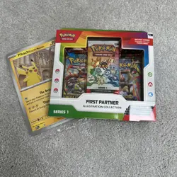 Pokemon First Partner Illustration Collection Series 1 Pack Box Sealed - Image 1