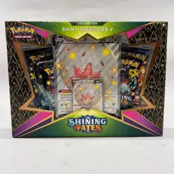 New Pokemon TCG Shining Fates Special Collection Box Shiny Eldegoss V 820650809828 - Image 1