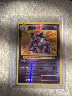 Pokemon Nidoking TCG Evolutions 45/108 Reverse Holo Holo Rare L/Mp - Image 1