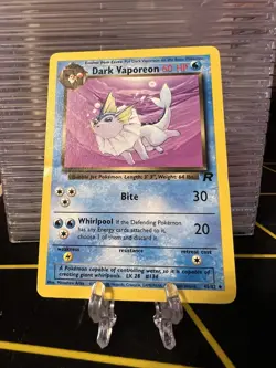 Pokemon Dark Vaporeon 45/82 Team Rocket MP - Image 1