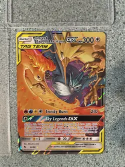 Pokemon Moltres & Zapdos & Articuno GX Ultra Rare TAG TEAM Holo 44/68 Hidden Fa… - Image 1