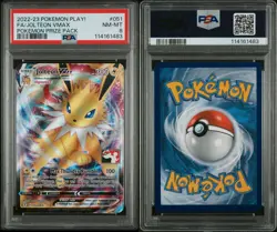 Jolteon Vmax 051/203 Prize Play Pack Promo PSA Graded 8 Pokemon TCG - Image 3