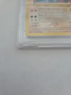 PSA 8 - 2002 Pokemon League MACHAMP Black Star Promo #43 Damaged Slab - Image 4