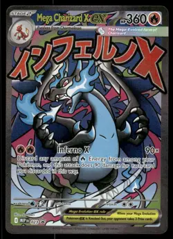 *THU NIGHT* Mega Charizard X ex - 023 023 ME: Mega Evolution Promo Holo - Image 1