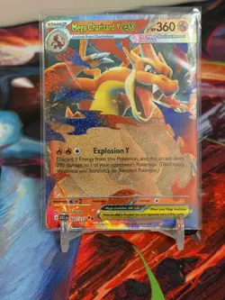 Pokemon TCG Ascended Heroes MEGA CHARIZARD Y EX 022/217 PACK FRESH! - Image 1