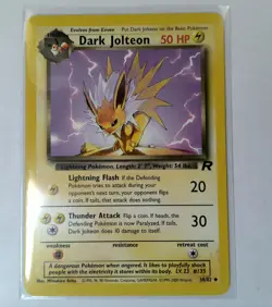 Dark Jolteon 38/82 Rare Team Rocket Pokemon TCG Lightning - Image 1