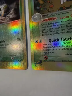 Pokemon TCG Nintendo 2003 Nincada & Ninjask EX Dragon Holo 67/97 18/97 English - Image 2