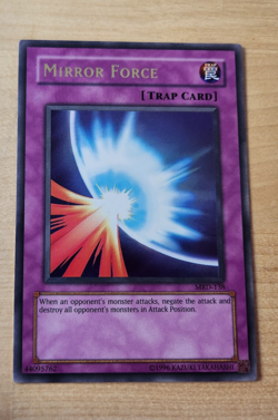 Yu-Gi-Oh! Mirror Force MRD-138 Metal Raiders Unlimited Exactly as Seen - Image 1