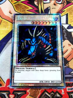 Tri-Horned Dragon ra05-en001 (NEW) Starlight Rare Yu-Gi-Oh! - Image 1
