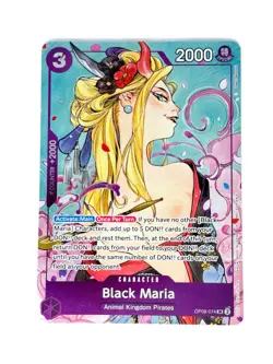 Black Maria (Illustration Box Vol.2) OP08-074 One Piece TCG Promotion Cards Foil - Image 1