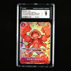 CGC 9 MINT 2024 One Piece JPN Monkey D. Luffy OP01-024 SR (Alt Art) - Image 1