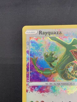 Rayquaza 138/185 Swsh04: Vivid Voltage Pokemon Card - NM/Mint - Image 2
