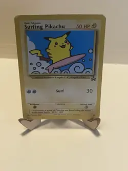 Pokemon Surfing Pikachu Promo Wotc 28/53 Regular Basic 50 HP English Card - Image 1