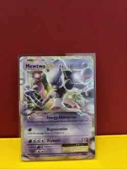 Pokemon TCG Mewtwo EX Card 52/108 Holo - Image 1